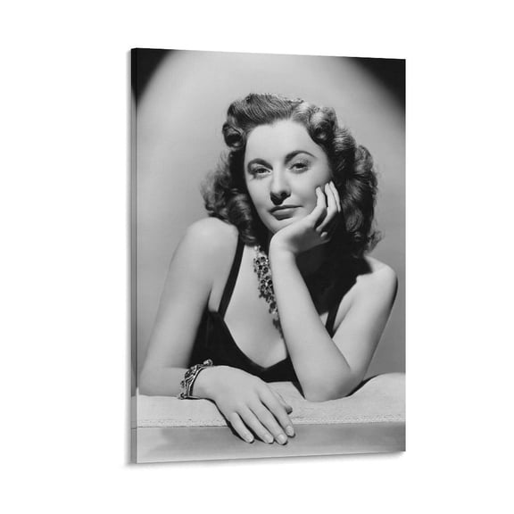 Golden Age Darlings Barbara Stanwyck Retro Poster Room Aesthetic Poster Print Art Wall Painting Canvas Posters Gifts Modern Bedroom Decor 16x24inch(40x60cm)