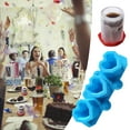 thumbnail image 5 of Vikakiooze 3 Silicone Heart Shaped Ice Glass Cocktail Silicone Ice Cubes Tasteless Succulent Flower Pot Gypsum Mould, 5 of 5