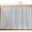 Gray, variant on Gray Solid Color Small Cabinet Curtains 10"W x 11"L, Modern Dotted Borders Minimalist Sink Skirt Dust-Proof Short Curtain for Bathroom Vanity Storage Cubby Desk, Self Adhesive Privacy Drapes