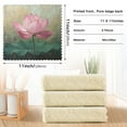 thumbnail image 3 of 6 Pieces of Kitchen Towels 11x11Inch Kitchen Dish Cloths Kitchen Dish Towels Reuseable Cleaning Cloths Colorful Lotus, 3 of 9