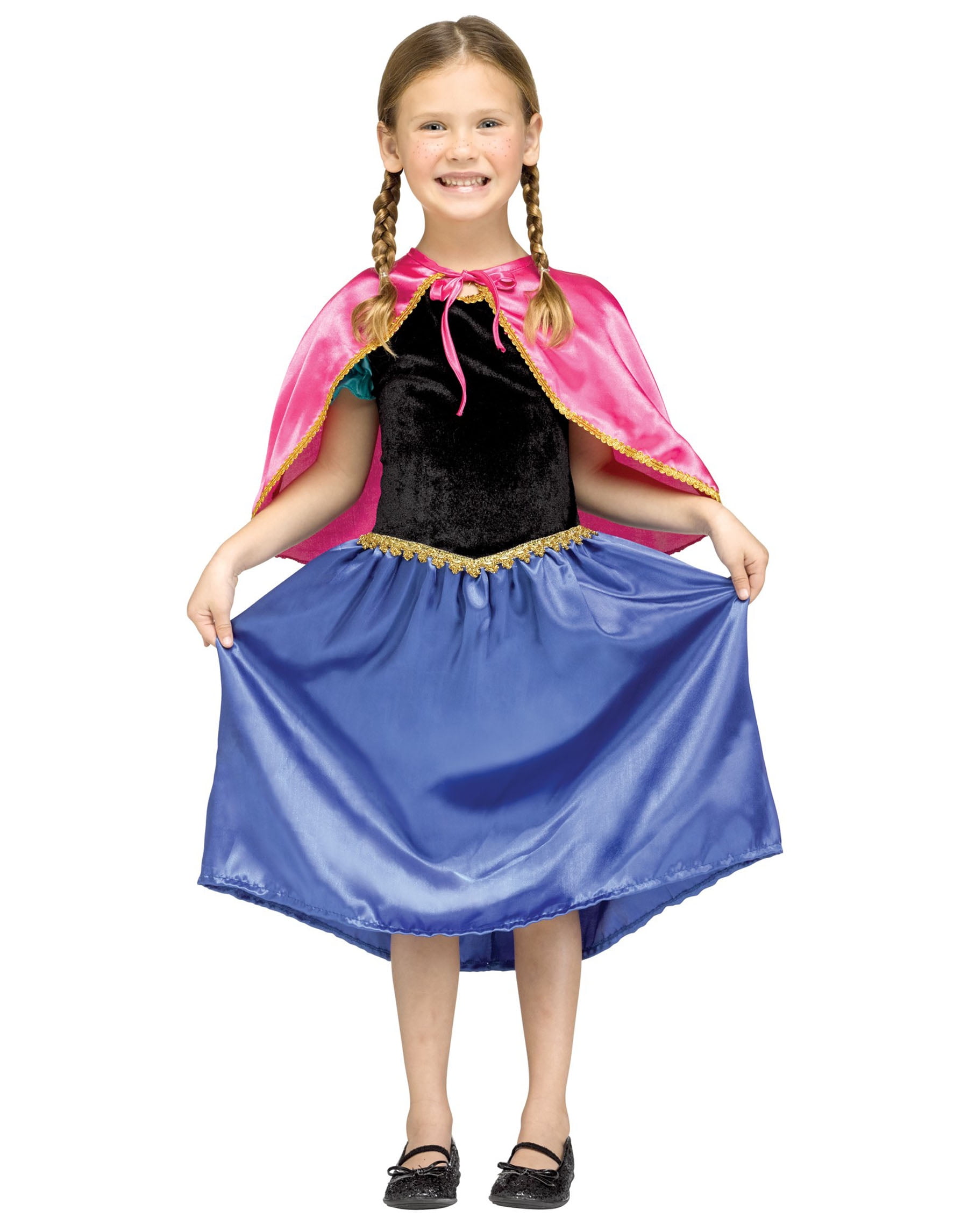 Ice Princess Movie Gown With Pink Cape Toddler Girls Costume - Walmart ...