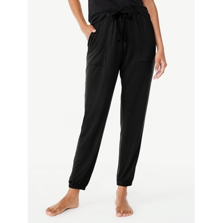 

Joyspun Women s Brushed Hacci Knit Sleep Joggers Sizes XS to 3X