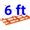 6Ft, variant on GARVEE 4ft Width Tow-Behind Drag Harrow Driveway Grader,Heavy-Duty Landscape Rake Leveling Tool with 6ft Chain,for ATV UTV Tractor and Lawn Mower