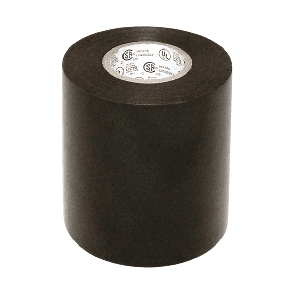 JVCC Premium Grade Electrical Tape [8 mils thick] (EL7566-AW): 4 in. (96mm actual) x 66 ft. (Black)