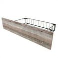thumbnail image 6 of Castle Place Vintage King Metal Platform Bed with 4 Storage Drawers, Natural Oak, 6 of 10