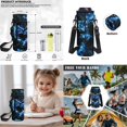 thumbnail image 7 of KUIFORTI Blue Dolphin School Bag with Lunch Bag, 4Pcs Kids Backpack Set for Girls Elementary Middle School, Fashion Bookbag with Pencil Pouch Water Bottle Sleeve Back to School Gifts for Students, 7 of 7