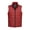 Burgundy, variant on Men's Padded Vests With Fleece Lining