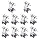 thumbnail image 1 of 10 piezas Train modelo trenes ferroviarios accesorios pantógrafos de brazo kit de construcción de bricolaje 1/87 antena de tracción eléctrica, 1 of 8