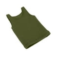 thumbnail image 2 of Camiseta de figuras de hombres a escala 1/6, chaleco sin mangas, ropa de muñeca hecha a mano, ropa en miniatura para vestir figuras de 12 pulgadas Verde CUTICAT Figura chaleco sin mangas, 2 of 8