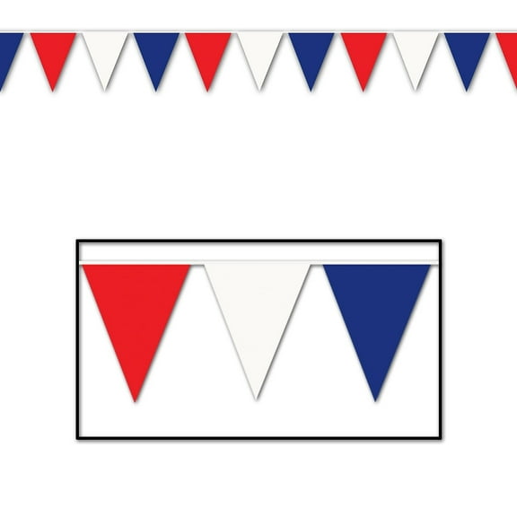 Burton & Burton Banner Red White Blue