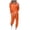 Orange, variant on Fashion 2 Piece Sets for Women,Women Spring 2 Piece Lounge Outfit Long Sleeve Tops High Waisted Jogger Pants Set Spring Travel Clothes Tracksuit My Items
