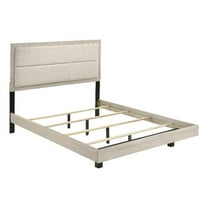 Trenton 54-inch Wood Full Panel Bed Rustic Cream