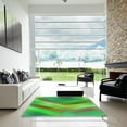thumbnail image 6 of Ahgly Company Indoor Rectangle Patterned Dark Lime Green Area Rugs, 2' x 4', 6 of 6