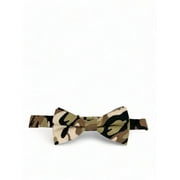 Camouflage Cotton Bow Tie by Paul Malone