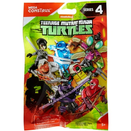 Mega Construx Teenage Mutant Ninja Turtles Micro Action Figures (Styles May Vary)