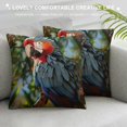 thumbnail image 3 of Orinice Parrot Branch Tree Graphic Decorative Throw Pillow Cover for Home Couch Living Room Bed Sofa - 1PC 24x24in, 3 of 5