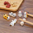 thumbnail image 5 of Cute Cat Palillos Resto Cena Cuchara Soporte Cuchillo Tenedor Soporte Palillos Tenedores Soporte Soporte Palillos Soporte Cerámica Decoración del hogar, Estilo 6 brillar Electrónica, 5 of 5