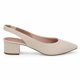 thumbnail image 1 of Zapatilla Slingback Tacón Bajo Confort Punta Fina Mujer Beira Rio 4182220 crema 22.5, 1 of 5