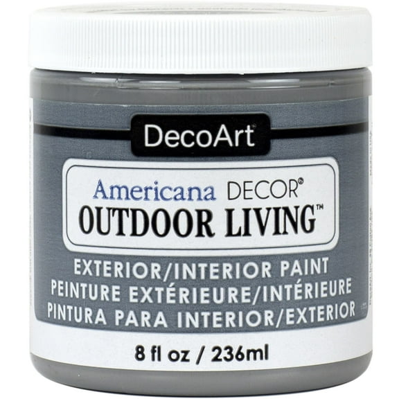 DecoArt Americana Decor Outdoor Living Paint, 8oz., Rock Garden