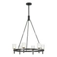 thumbnail image 5 of Alora Lighting Ch338632 Lucian 6 Light 32" Wide Ring Chandelier - Vintage Brass / Clear, 5 of 5