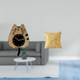 thumbnail image 2 of Reloj De Pared Con Forma De Gato Y Elegante Funda De Almohada Para Cocina, Sala De Estar U Oficina. Ideal Como Regalo De Inauguración O Decoración Del Hogar., 2 of 8