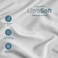 thumbnail image 5 of Bare Home Pillowcase Set - Premium 1800 Collection - Double Brushed - Ultra Soft - King Size, Cloud Gray, 2 Count, 5 of 8