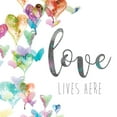 thumbnail image 2 of Robinson, Carol 20x20 Gold Ornate Wood Framed with Double Matting Museum Art Print Titled - Love Lives Here, 2 of 4