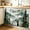 Green, variant on Dark Purple Forest Cabinet Curtains 28"W x 35L, Watercolor Clouds Trees Mountain Under Sink Skirt for Bathroom Vanity Kitchen Self Adhesive, Dust-Proof Privacy Curtain for Closet Shelves Laundry Room
