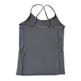 thumbnail image 4 of HAYIMI Women Seamless Workout Tank Tops Spaghetti Strap With Built In Bra And Side Pockets For Yoga Running Fitness Dance Summer Round Neck Solid Color Sleeveless Leisure Camisole, 4 of 8