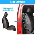 thumbnail image 4 of Car Front Rear Seat Covers Seat Protectors Pad for Toyota Tacoma 2005-2024 Limited TRD Black 5 Pcs, 4 of 6