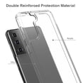 thumbnail image 7 of Kaleidio Case For Samsung Galaxy S21+ Plus 5G (6.7") [Scratch Resistant] Hybrid TPU Bumper [Slim Fit] Transparent Back Panel Skin Cover [Clear/Clear], 7 of 7