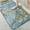 Blossoming Tree on Blue Background, variant on 1pc Sitting Brown Bear Illustration Bathroom Rug Bathroom Decor and Accessories- Durable,Anti Slip,And Quick Drying,Suitable For Indoor/outdoor Use - Perfect For Bathrooms,Bedrooms,Kitchens