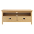 thumbnail image 5 of vidaXL TV Stand Hill Honey Brown 43.3"x15.7"x18.5" Solid Pine Wood, 5 of 18