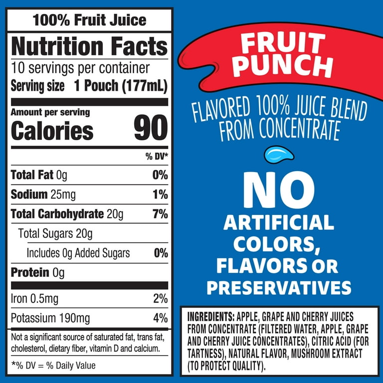 Capri-Sun Fruit Punch 1 pouch (847188-1) – GROONO/S