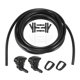 thumbnail image 1 of Front Windshield Washer Hose Kit Fit for Mazda 6 with 3 Meter Washer Fluid Hose 12 Pcs Hose Connectors - Pack of 15 Black, 1 of 1