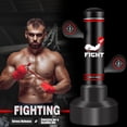 thumbnail image 3 of Heavy Punching Bag for Adults Teens, Heavy Bags for Boxing Freestanding with Gloves, Pump and Jump Rope, Boxing Reflex Ball for Men Training Equipment MMA Fitness Home Gym, 3 of 7