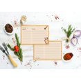 thumbnail image 4 of Inkdotpot 4x6 Inch Recipe Cards (Set of 50) , Thick Double Sided Premium Card Stock- Modern Style White Recipe Notecards for Weddings- Bridal- Baby Shower - Kitchen Theme, 4 of 6