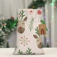 thumbnail image 6 of XMXT Christmas Drawstring Gift Bags, Cute Moose Pink Print Wrapping Sacks Candy Packing Bag Party Decorations Favor Bags, S, 6 of 8