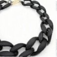 thumbnail image 2 of Bold Resin Bib Necklace for Women - Chunky Collar Choker Statement Jewelry, 2 of 3