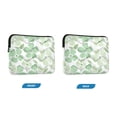 thumbnail image 7 of FORMRS 13-13.3 inch Laptop Sleeve Case Soft Carrying Quilted Computer Bag Cover, Green Floral, 7 of 7