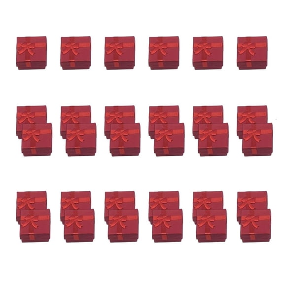Giaone Pack of 30 Small Jewelry Boxes for Gifts Giving and Jewelry Accessories