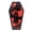 Red, variant on QLUEWX Halloween Coffin Shaped LED Table Lamp, Silhouette Cutout Light Decor with Spider Bat Ghost Pattern, Battery Operated Mini Lantern for Shelf Mantel Indoor Halloween Party Tabletop Decor
