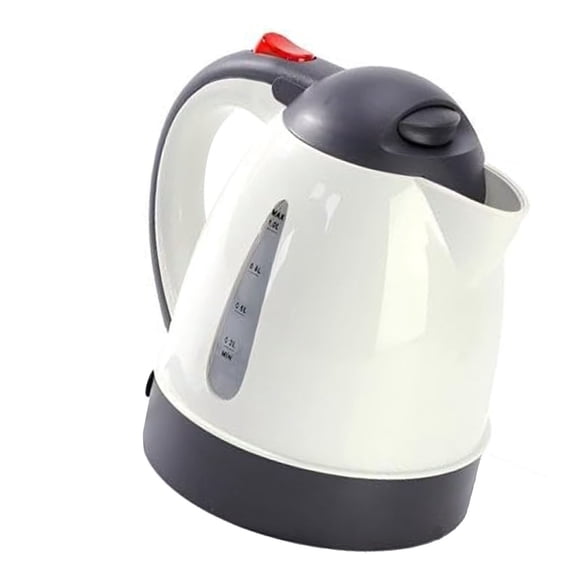 250W Portable Car Electric Kettle Truck Heated Water Tea Coffee Kettle Auto Shut Off for Road Trip 1000ml Beige