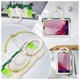 thumbnail image 4 of FJLBDE Case for Lenovo Tab M8 3rd Gen 2021/M8 HD 2nd Gen 2019 with 360 Kickstand, Shoulder Strap Carrying Protective Cover, Multicolor Green, 4 of 6