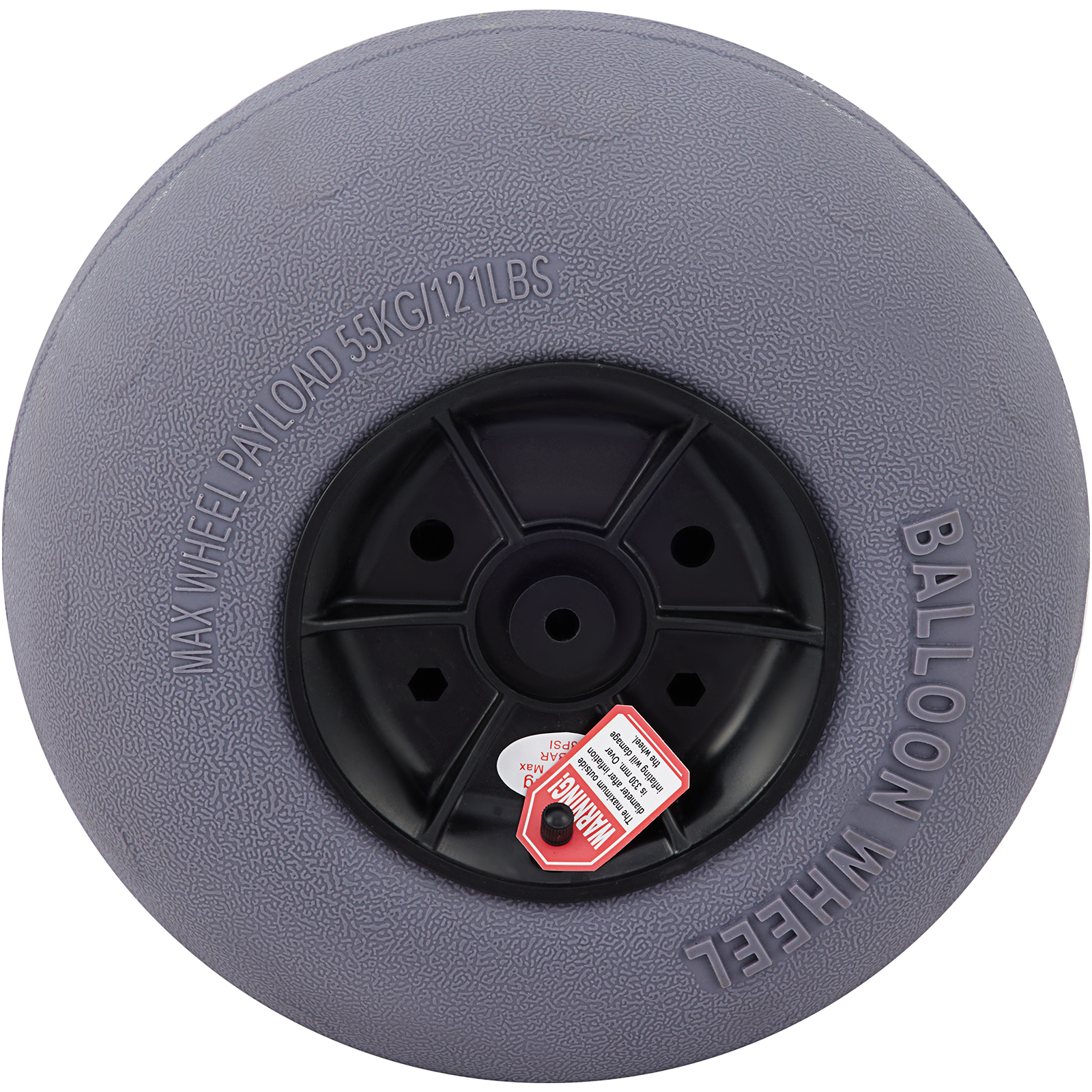 KFFKFF Sand Wheels, 13" Balloon Tires for Beach Carts, Includes 32" Stainless Axle, TPU Wheels Ideal for Kayak, Canoe Dollies, Buggy, Plus Complimentary Air Pump, Set of 2