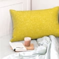 thumbnail image 4 of Fotbe Yellow Glitter Funda de Almohada Decorativa Estilo Occidental, Lujo en Algodón, Fundas para Almohadas King, Cojín Estampado para Decoración del Hogar-20"x30", 4 of 6