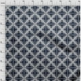 thumbnail image 3 of oneOone Polyester Lycra Fabric Check Kasuri Print Fabric BTY 56 Inch Wide, 3 of 4