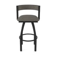 thumbnail image 5 of 861 Artemis 36" Swivel Bar Stool with Black Wrinkle Finish and Graph Chalice Seat and Back, 5 of 5