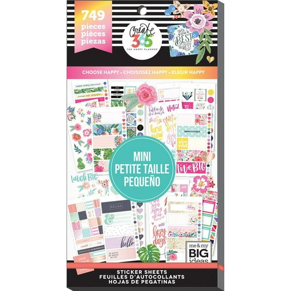 The Happy Planner Value Pack Stickers, Choose Happy