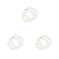 thumbnail image 3 of Pendientes de aro de perlas artificiales Minnieouse Tipo 1, 3 of 6